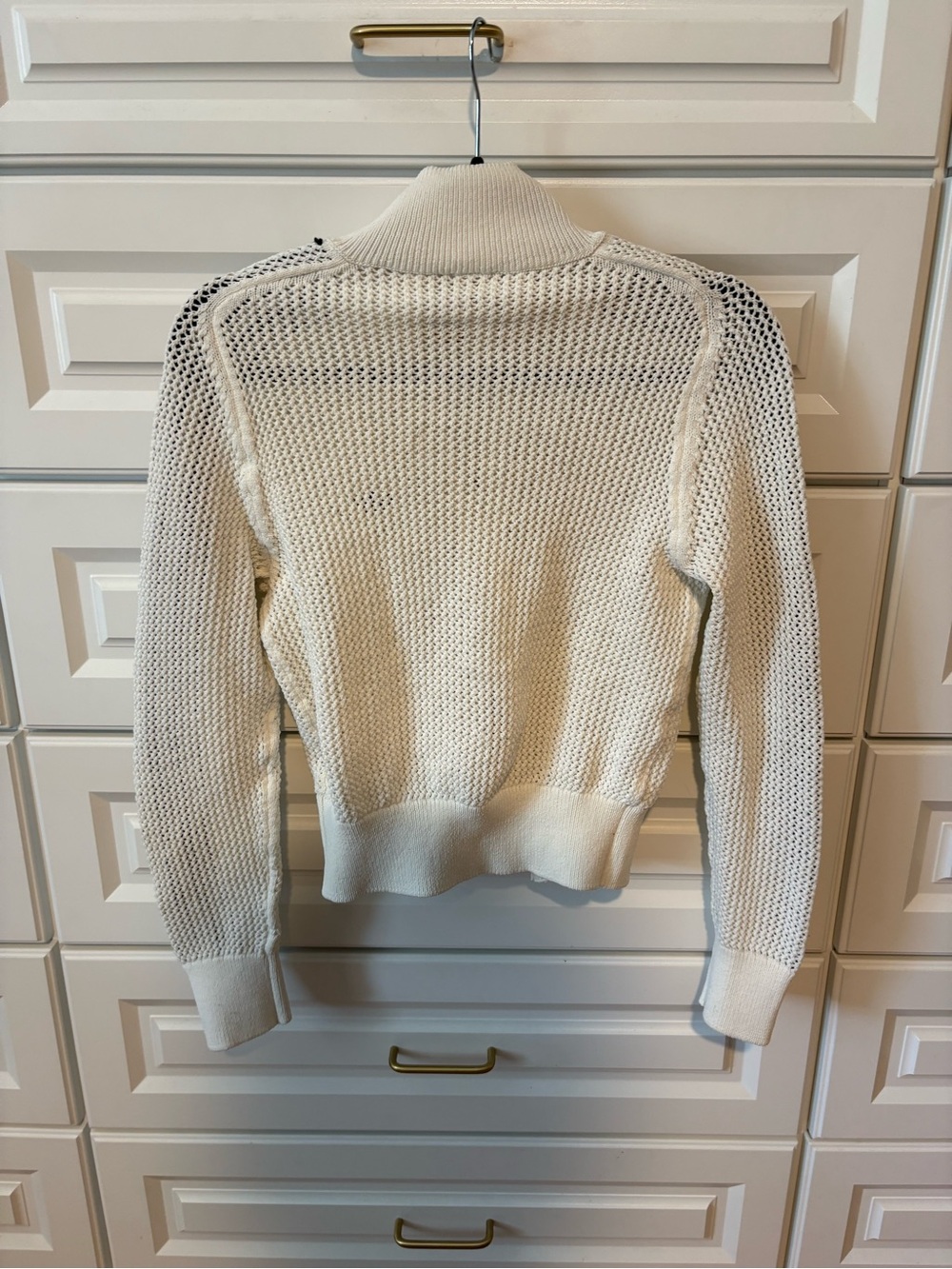 adidas Cream and Black Knit Zip-Up Track Jacket - Picture 3 of 4